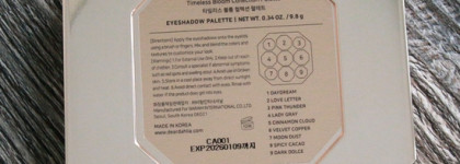 Палетка теней для век Dear Dahlia Timeless bloom collection palette /однотипные рыжие тени плохого качества | Свотчи и макияжи