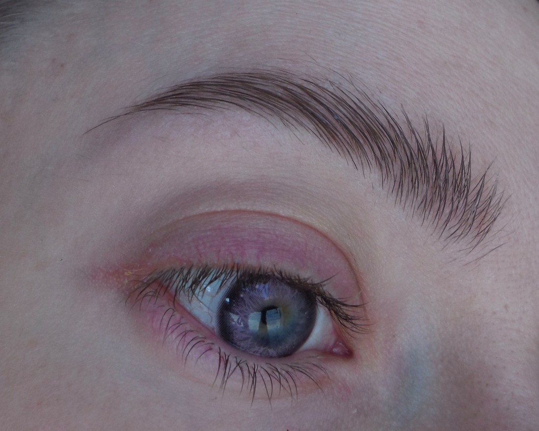 Уложила гелем