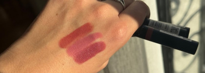 Трое из ларца: бархатные помады Slim Stick от Essense в оттенках 103 Brickroad, 104 Baby Got Blush и 105 Velvet Punch