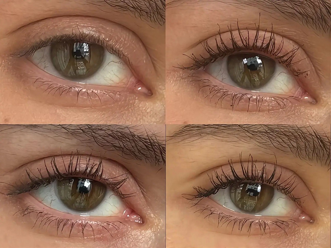 Вверху справа Коричневая L03, внизу слева серая L02, внизу справа черная L01