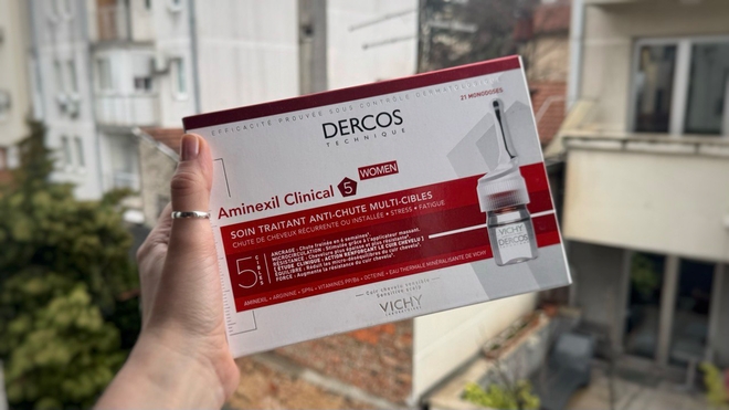 "Спасение выпадающих" с помощью средства от выпадения волос Vichy Dercos Aminexil Intensive 5 Women в ампулах