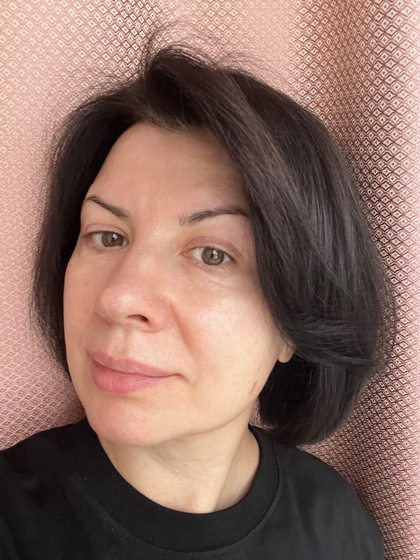 Clean skin. На лице только увлажняющая сыворотка и крем