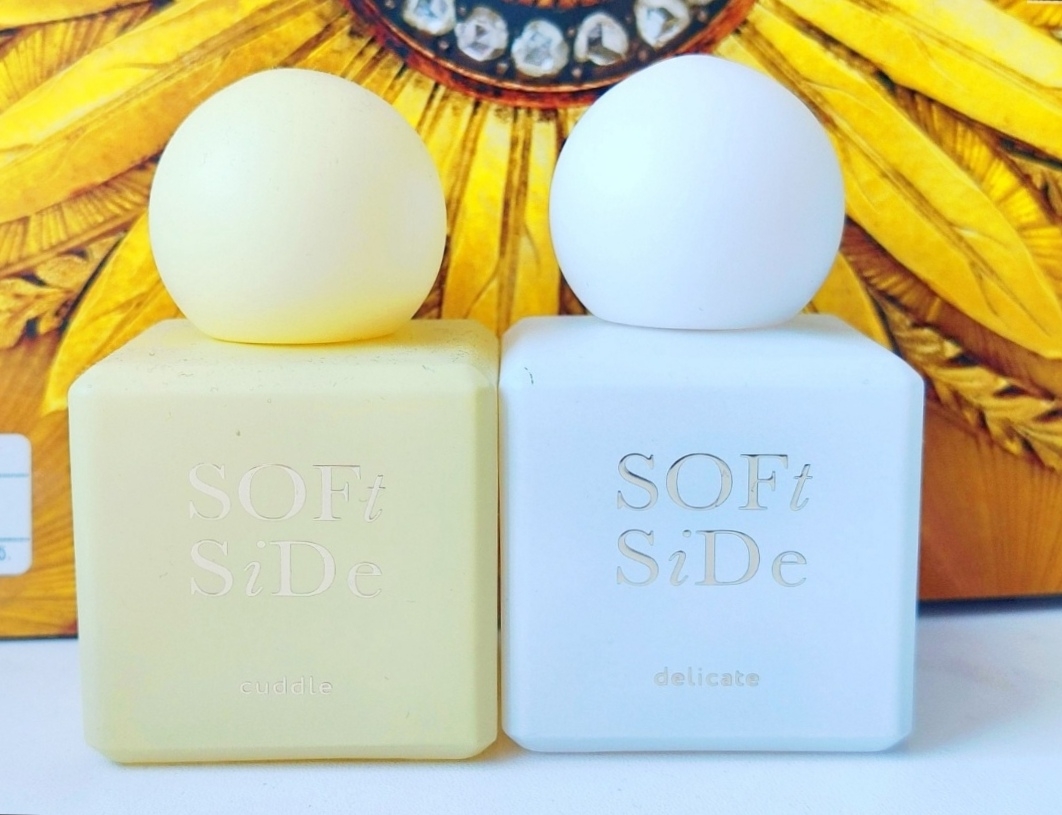 Два разных, но самых любимых аромата от Soft Side: лимонная выпечка и нежные цветки с персиком