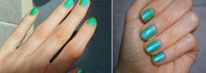 Тропический дождь в бетонных джунглях. Tropical Rain Grattol Color Nail Polish