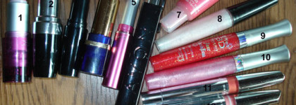 Помады, блески