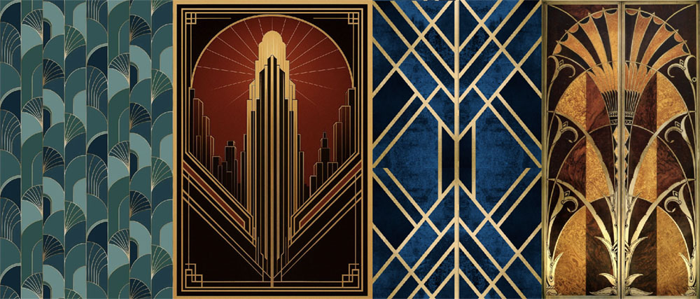 Орнаменты в стилистике ар-деко