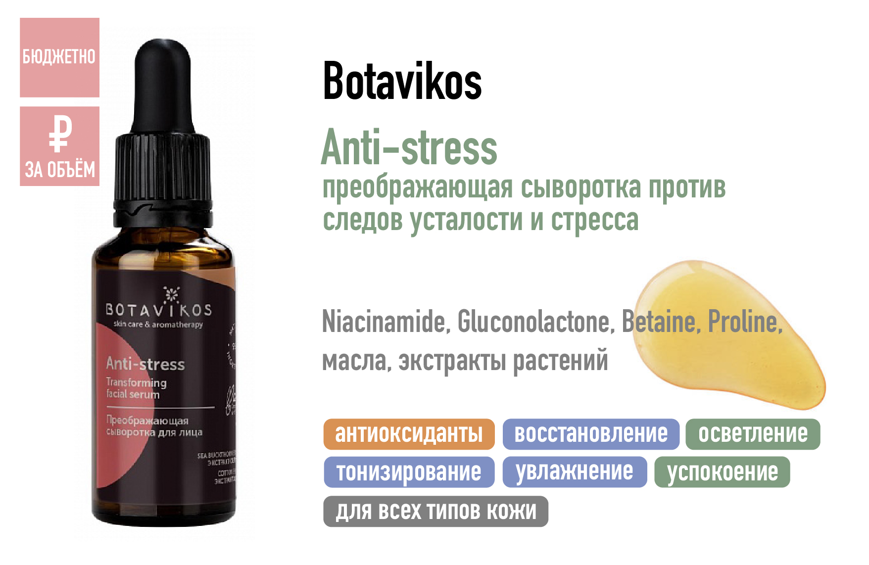 Botavikos Anti-stress / Преображающая сыворотка против следов усталости и стресса