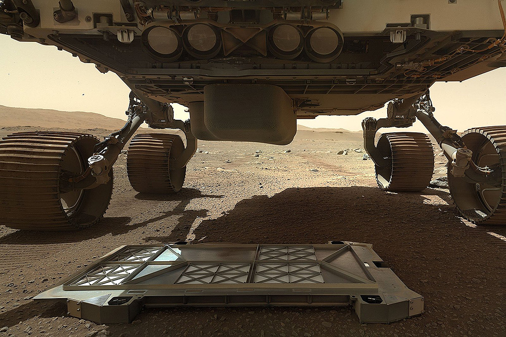 Аппарат Ingenuity на Марсе