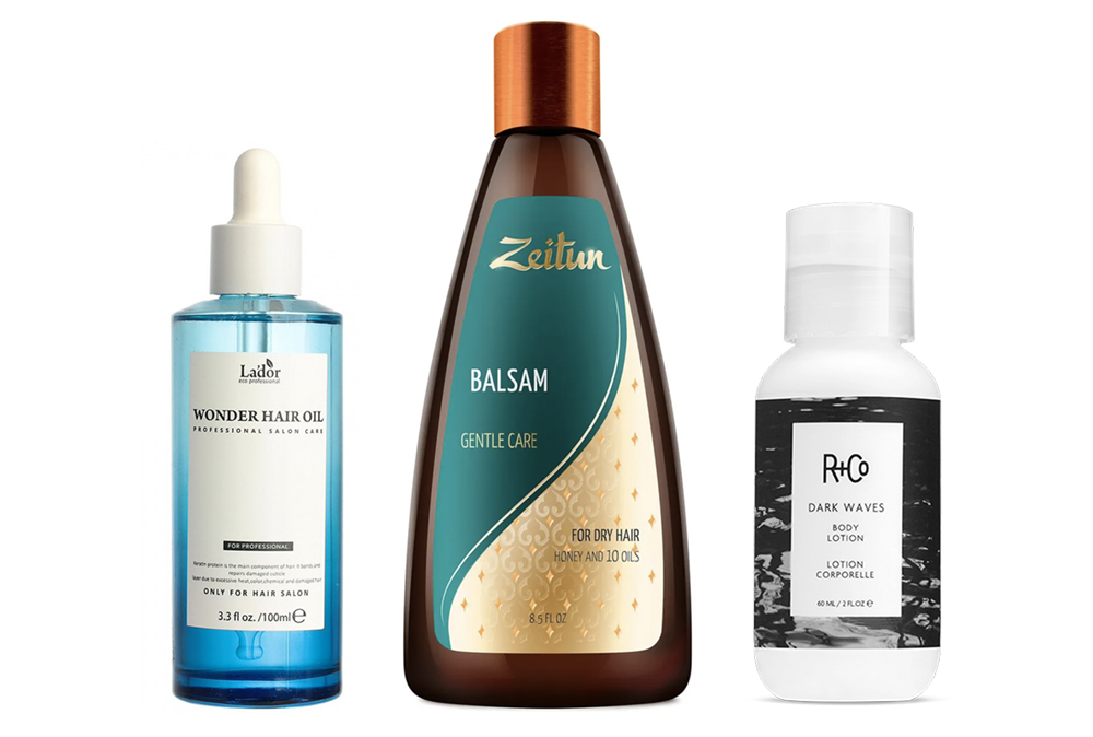 Lador - масло для волос / Zeitun - бальзам для волос / R+Co - лосьон для тела